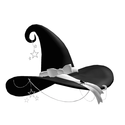 Cute Halloween Witch Hat White