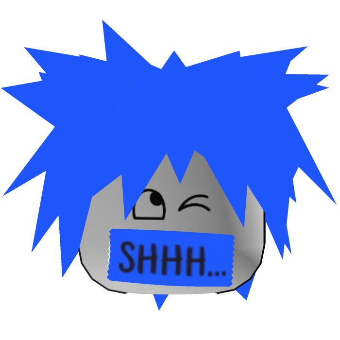 Dashie Winking Quiet Blue Emissive