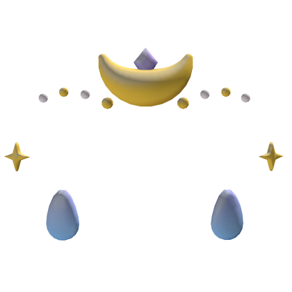 Celestial Moon Face Jewels Roblox item