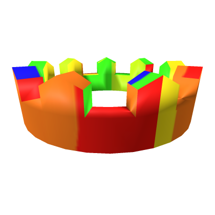rainbow king crown