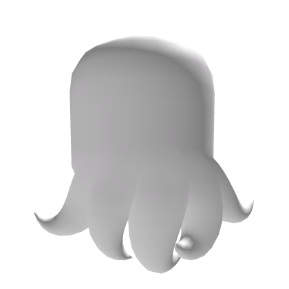 Cthulhu tentacles head - white