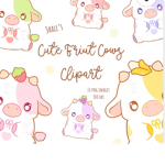Strawberry blueberry and lemon cow playz