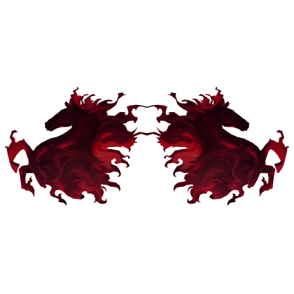 Red Horses Background Maximalist Roblox item