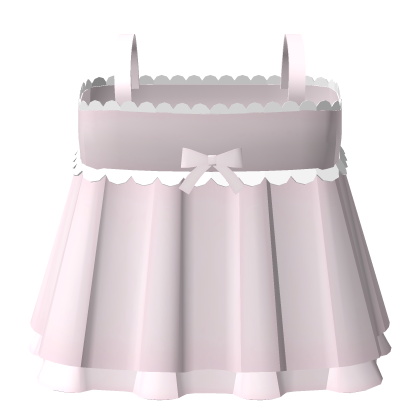 ♡: ruffled pink ribbon dress