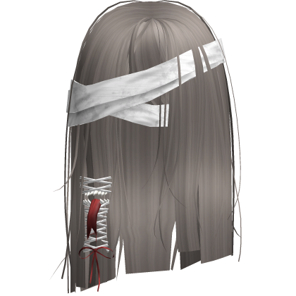 Creepy Ash Brown Short Monster Hair Bandages