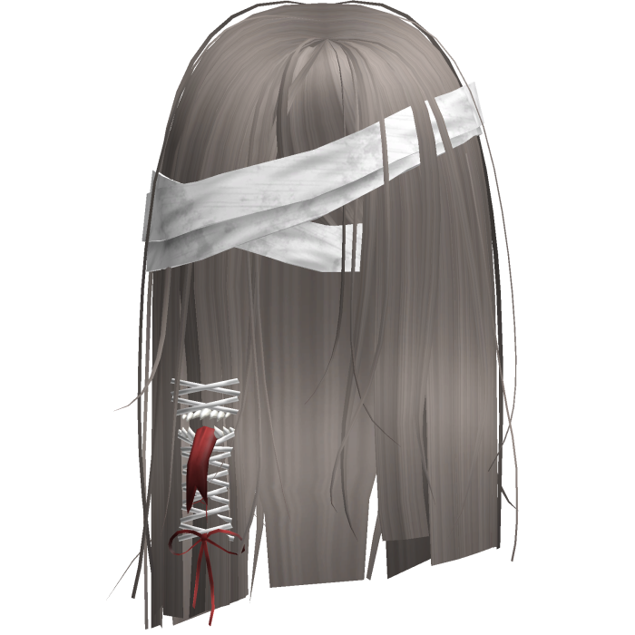 Creepy Ash Brown Short Monster Hair Bandages