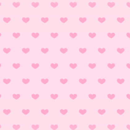 Cute Pink Hearts Pattern