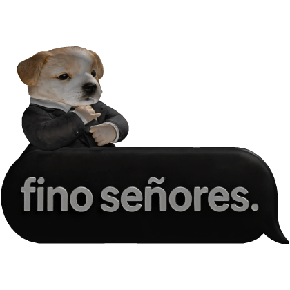 fino senores globo de texto spanish meme text Roblox item