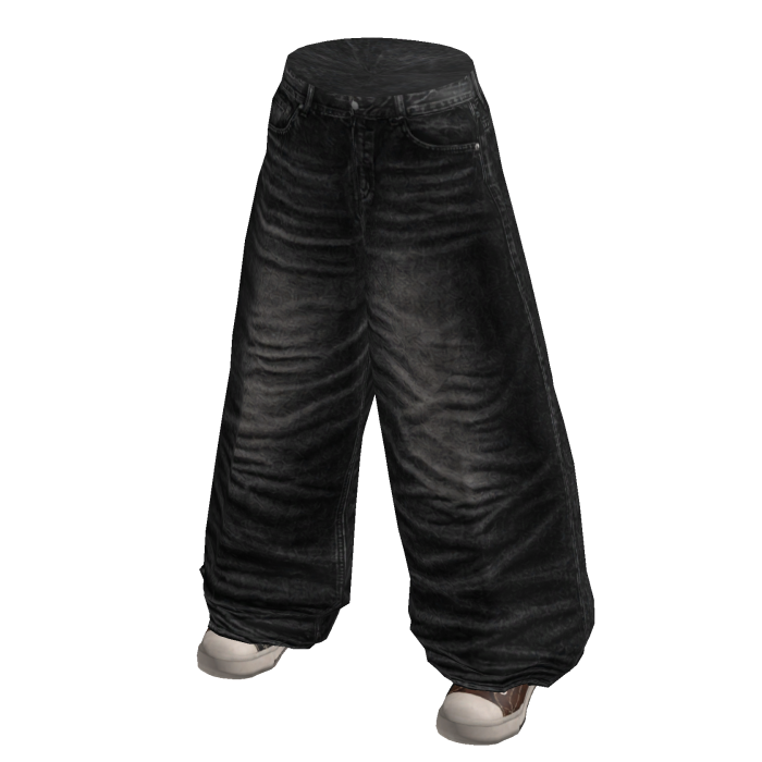 Black Extreme Stack Pants