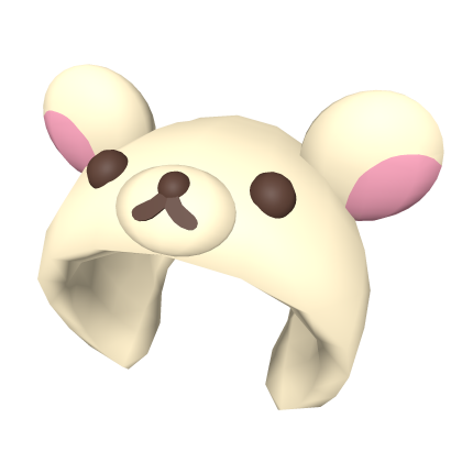White Kawaii Bear Plushie Hoodie