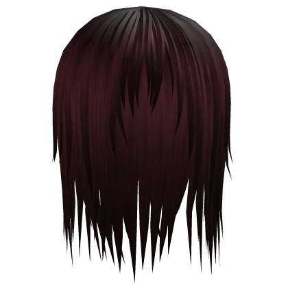 red wispy Spikey vampire vkei hair  Roblox item