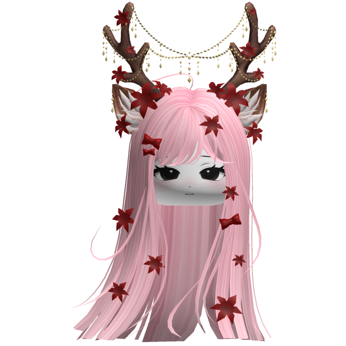 Ethereal Christmas Fairy Fawn Hair w/ Antlers