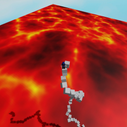 Build To Survive Rising Lava!