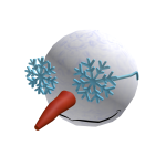 Snowman Seeing Snowflakes