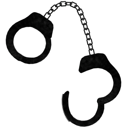 🖤 ,, black rusted gothic handcuffs
