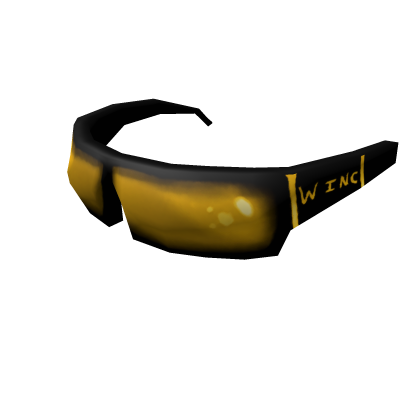 Black And Yellow Shades W Inc. Sunglasses Recolor Roblox item