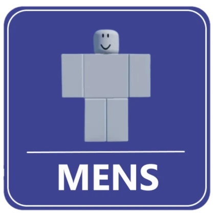 Restroom Sign Mens NoFilter