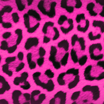 Pink Leopard Cheetah Print Fur