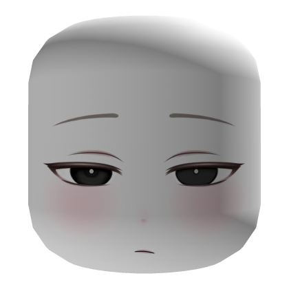 Sweet Bored Anime Boy Face Roblox item