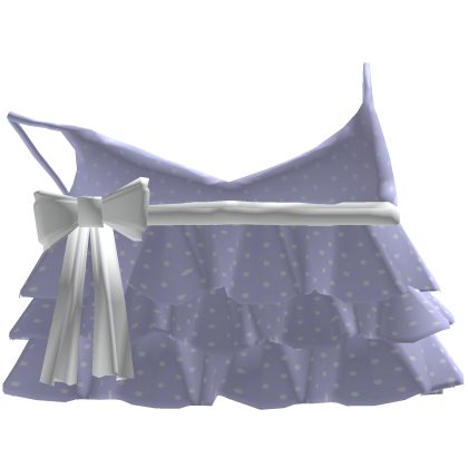 purple & white summer ruffled kawaii cute tank top