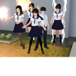 School Mates Girl And Boy
