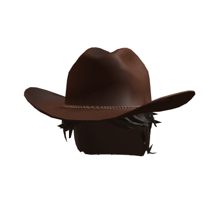 Messy Hair + Cowboy Hat