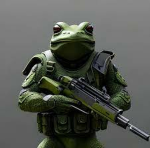 The frog army of roblox.