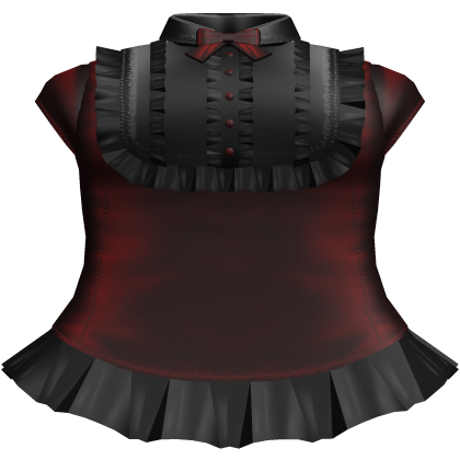 🖤 gothic ruffled victorian dress in red & black