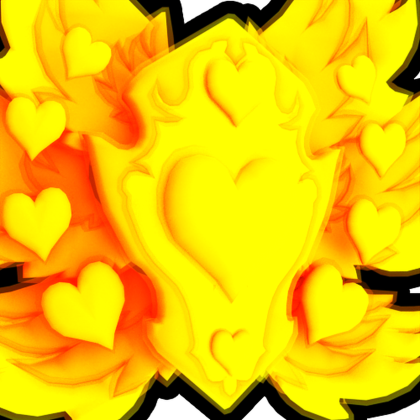 Gold Lovely Shield