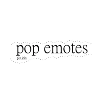 pop emotes Roblox group icon