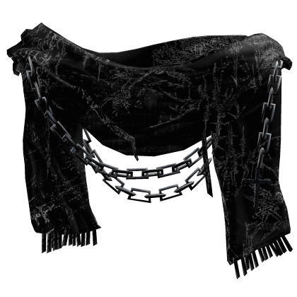 Grunge Emo Distressed Neck Scarf