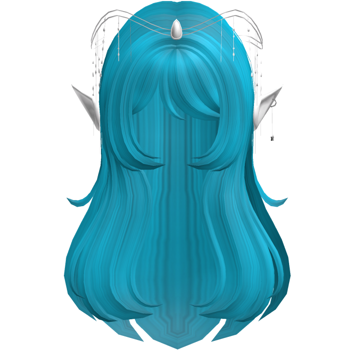 Hot Blue Elf Fantasy Queen Hair Tiara