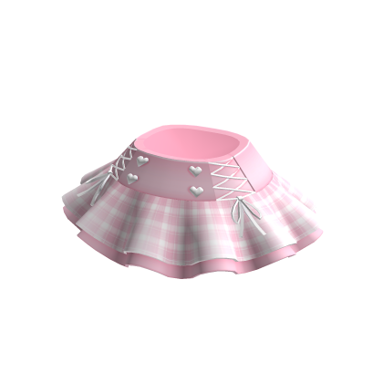 (layered) Kawaii Pink Chibi Doll Skirt thumbnail