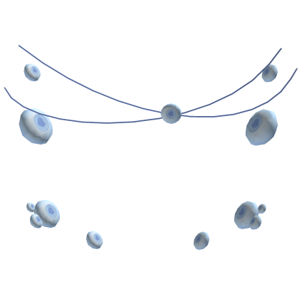 creepy eyeball antler addons [blue] Roblox item