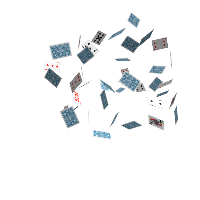 Magician’s Scattered Floating cards