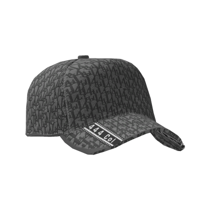 Gorra Oblique De Diseñador Grey (Hacia Atrás)