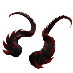 Crimson Dragonborn Horns