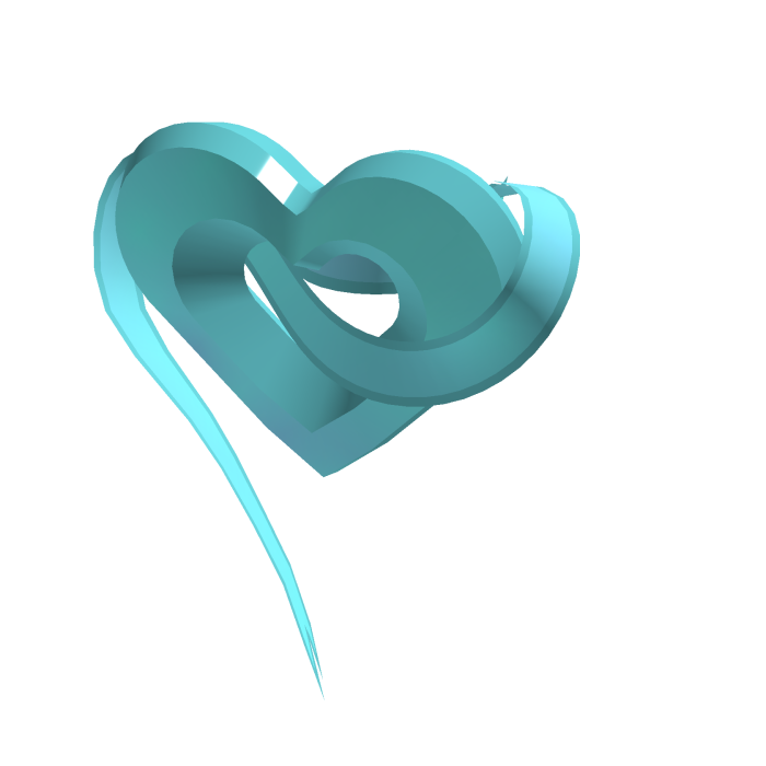 Cyan Heart for Korblox