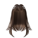 ♡ Y2k Hair Brown With Stars