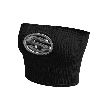y2k ☆ black tube top thumbnail