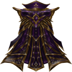 Purple Gold Imperial Cape