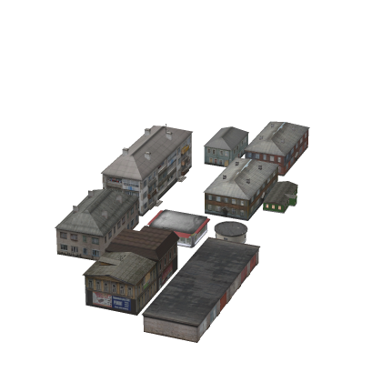 [✨] Russian Houses Pack Model