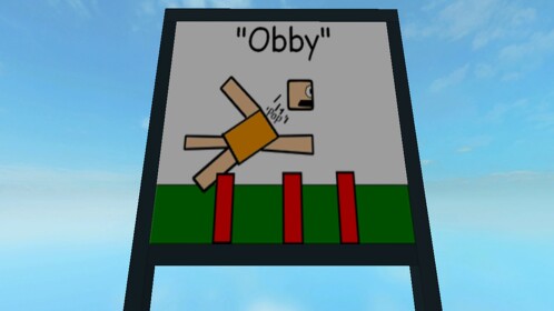 A not so long obby course