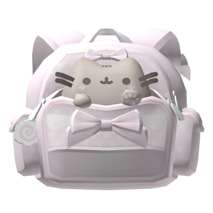 ♡ ┊ baby pink pusheen cat backpack 3.0