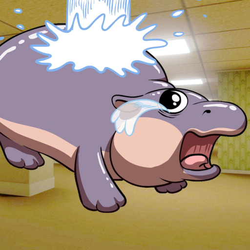 Moo Deng in the Backrooms official Roblox game thumbnail