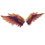 Sunset Angel Wings