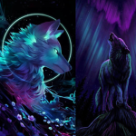 Wolves den and family