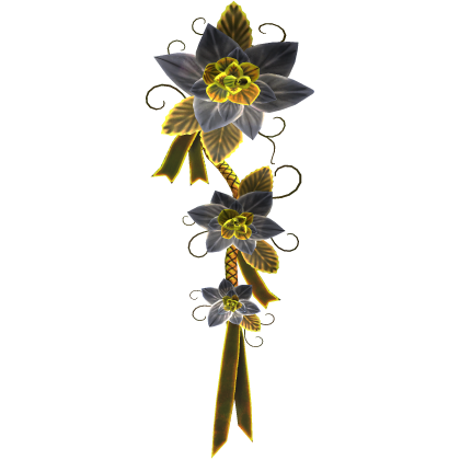 Gold Flower Backpiece
