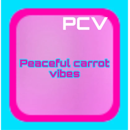 Peaceful carrot vibes Roblox group icon