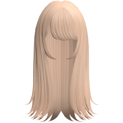 Long Straight Vampire Goth Emo Hair (Blonde) Roblox item